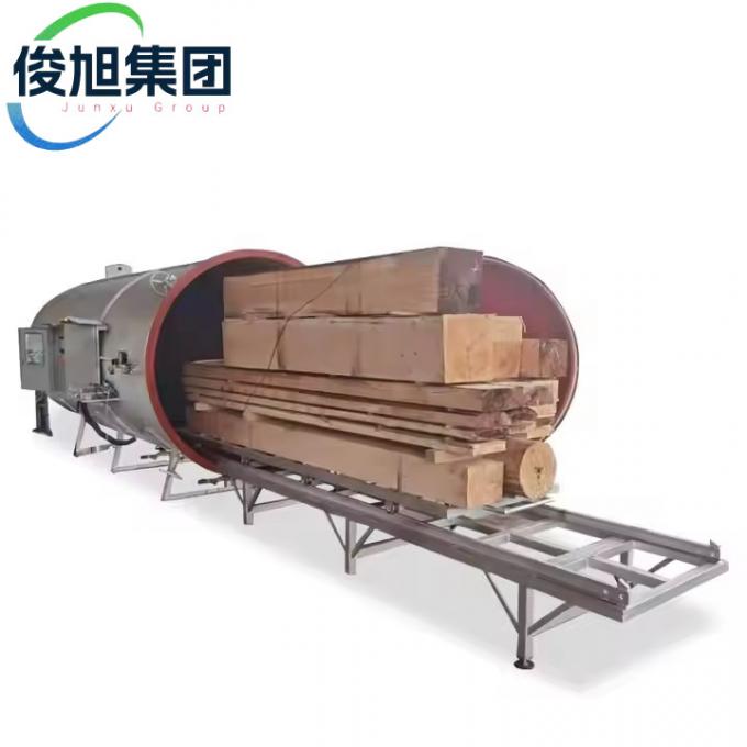 Heat Treatment Kiln for Oak and Walnut – High Temperature Modification Darkens Wood Tone and Increases Stability for Furniture